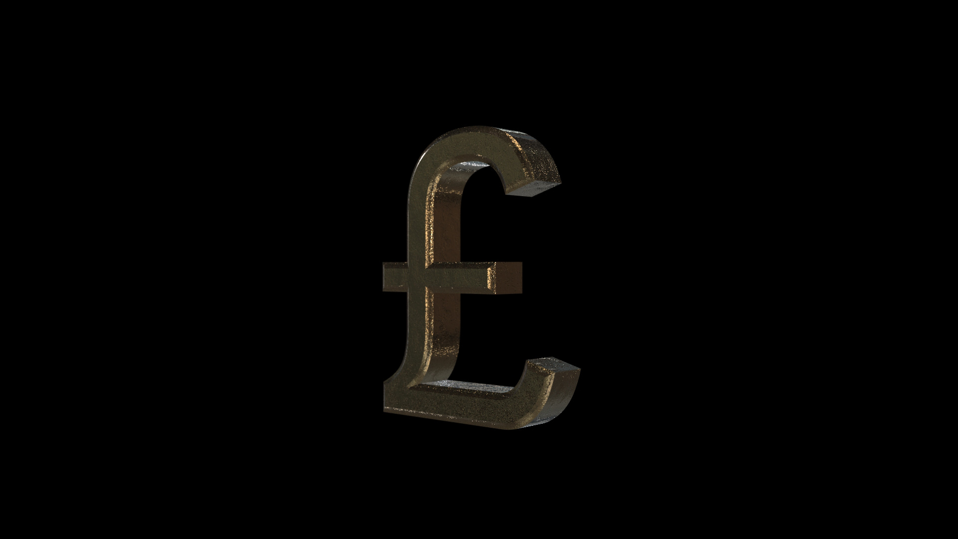3D Pound symbol 1